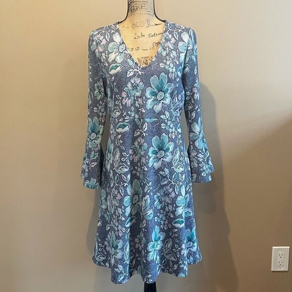 New Anthropologie Maeve Florence Swing Dress Large #172 - Picture 4 of 5